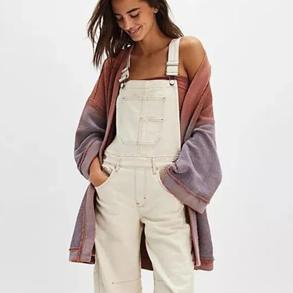 Free People Lola Ombre Sweatshirt Cardi - Picture 2 of 15